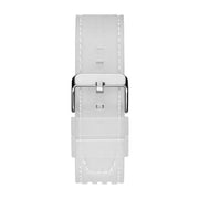 Guess Men’s Quartz White Silicone Strap Multi Colour Dial 44mm Watch GW0499G3