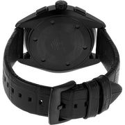 Emporio Armani Men’s Quartz Black Leather Strap Black Dial 43mm Watch AR11483