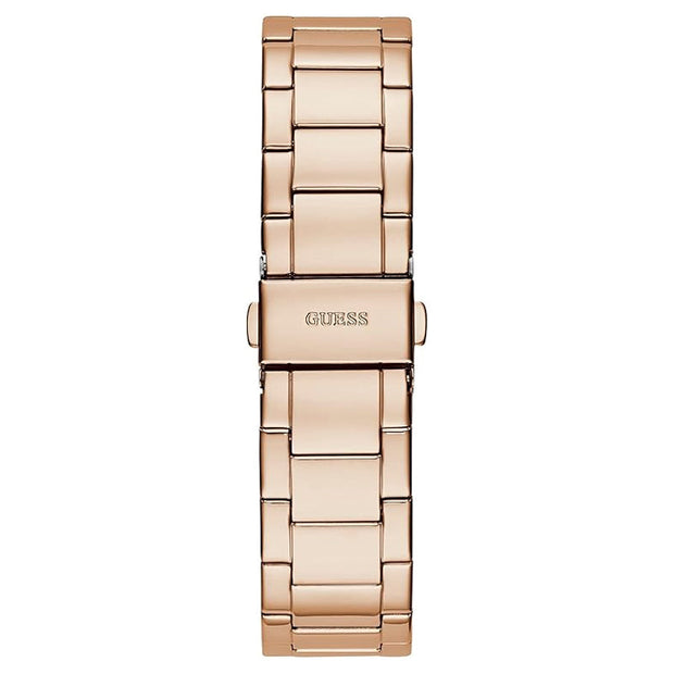 Guess Women’s Quartz Rose Gold Stainless Steel Rose Gold & White Dial 36mm Watch GW0320L3