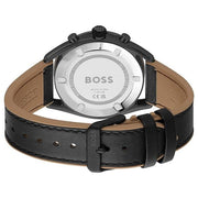 Hugo Boss Men’s Quartz Black Hybrid Strap Black Dial 44mm Watch 1514022