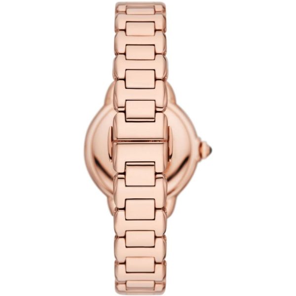 Emporio Armani Women’s Quartz Rose Gold Stainless Steel Brown Dial 32mm Watch AR11570