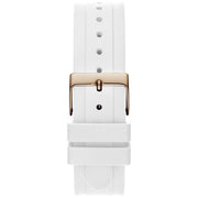 Guess Women’s Quartz White Silicone Strap White Dial 36mm Watch GW0257L2