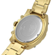 Guess Men’s Quartz Gold Stainless Steel Black Dial 46mm Watch GW0390G2