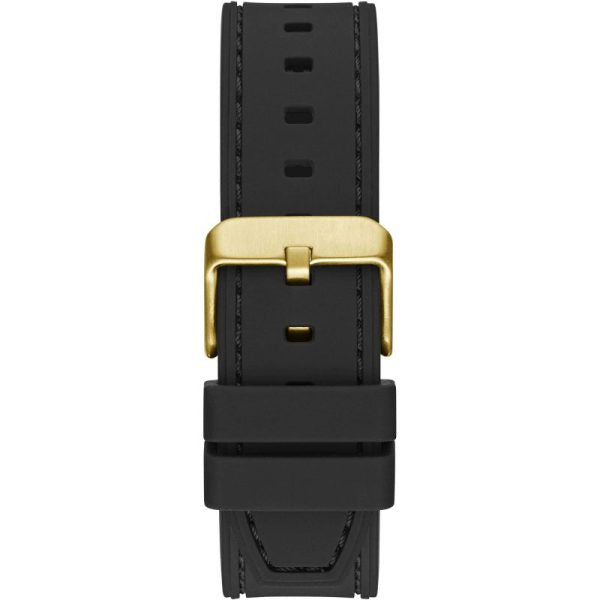 Guess Men’s Quartz Black Silicone Strap Green Dial 42mm Watch GW0571G3