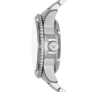 Emporio Armani Men’s Automatic Silver Stainless Steel Green Dial 42mm Watch AR60061