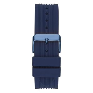 Guess Men’s Quartz Blue Silicone Strap Blue Dial 46mm Watch GW0057G3