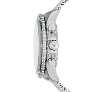 Emporio Armani Men’s Quartz Silver Stainless Steel Blue Dial 43mm Watch AR11587