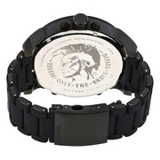 Diesel Men’s Quartz Black Stainless Steel Black Dial 57mm (Four Time Zone) Watch DZ7396