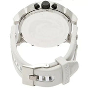 Diesel Men’s Quartz White Leather Strap White Dial 57mm (Four Time Zone) Watch DZ7401