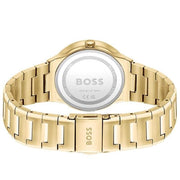 Hugo Boss Women’s Quartz Gold Stainless Steel Green Dial 34mm Watch 1502649