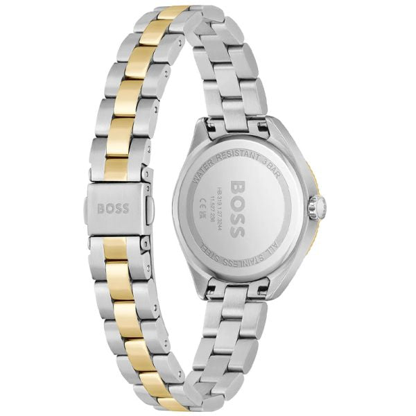 Hugo Boss Women’s Quartz Two-tone Stainless Steel Black Dial 32mm Watch 1502730