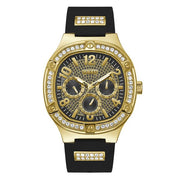 Guess Men’s Quartz Black Silicone Strap Black Dial 46mm Watch GW0641G2