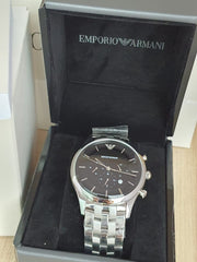 Emporio Armani Men’s Chronograph Black Dial 43mm Watch AR11017