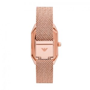 Emporio Armani Women’s Quartz Stainless Steel Rose Gold Dial 24mm Watch AR11347