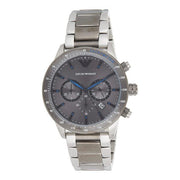 Emporio Armani Men’s Quartz Stainless Steel Grey Dial 43mm Watch AR11391