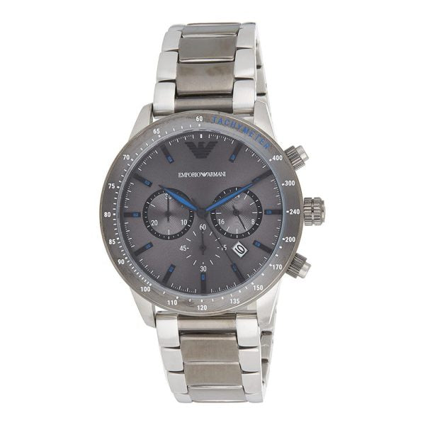Emporio Armani Men’s Quartz Stainless Steel Grey Dial 43mm Watch AR11391