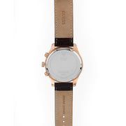 Guess Men’s Quartz Brown Leather Strap Brown Dial 46mm Watch W0500G3