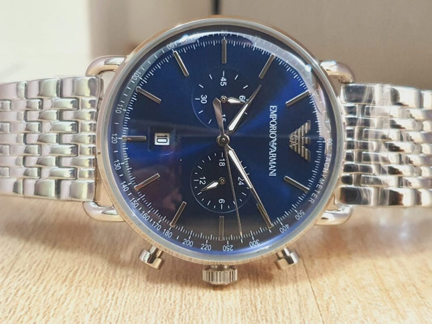 Emporio Armani Men’s Chronograph Stainless Steel 43mm Watch AR11238