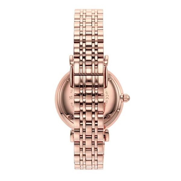 Emporio Armani Women’s Quartz Rose Gold Stainless Steel Mother Of Pearl Dial 32mm Watch AR11385