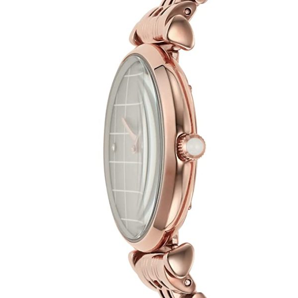 Emporio Armani Women’s Quartz Rose Gold Stainless Steel Mother Of Pearl Dial 32mm Watch AR11385