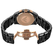 Emporio Armani Men’s Quartz Ceramic Black Dial 42mm Watch AR1410