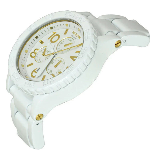 42-20 chrono chronograph white dial men's watch men's watch a037-1035