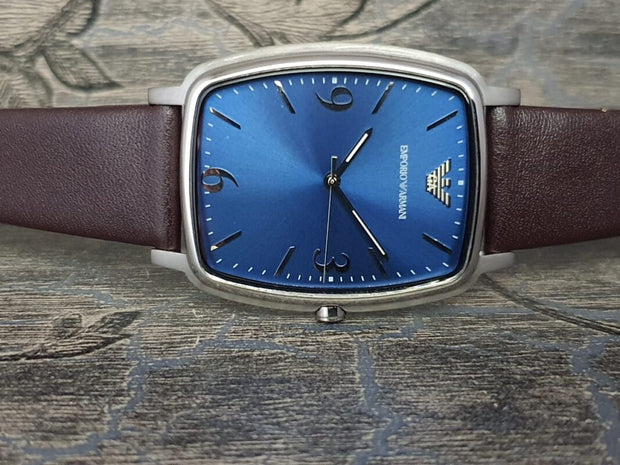 Emporio Armani Men’s Leather Band 37mm Watch AR2491