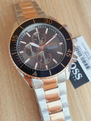 Hugo Boss Men’s Chronograph Quartz Stainless Steel Black Dial 48mm Watch 1513705