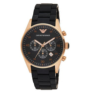 Emporio Armani Men’s Quartz Stainless Steel Black Dial 43mm Watch AR5905