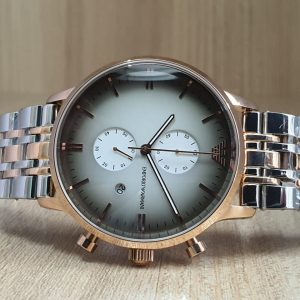 Emporio Armani Men’s Chronograph Quartz Two-tone Stainless Steel 43mm Watch AR1721