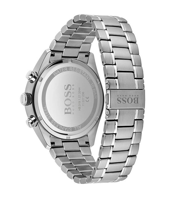 Hugo Boss Men’s Quartz Stainless Steel Black Dial 44mm Watch 1513871