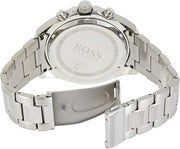 Hugo Boss Men’s Chronograph Quartz Stainless Steel Blue Dial 44mm Watch 1513704