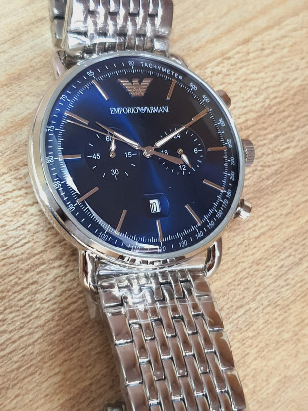 Emporio Armani Men’s Chronograph Stainless Steel 43mm Watch AR11238