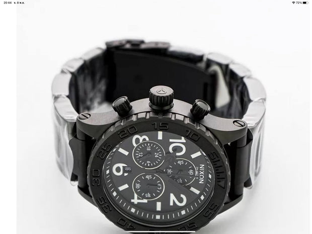 Nixon The 42-20 Chrono Black/Steel Ø42 mm