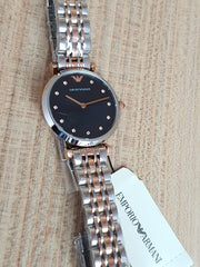 Emporio Armani Women’s Quartz Stainless Steel Blue Dial 32mm Watch AR11092