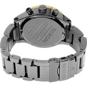 42-20 chronograph gunmetal and gold-tone men's watch men's watch a037-1228