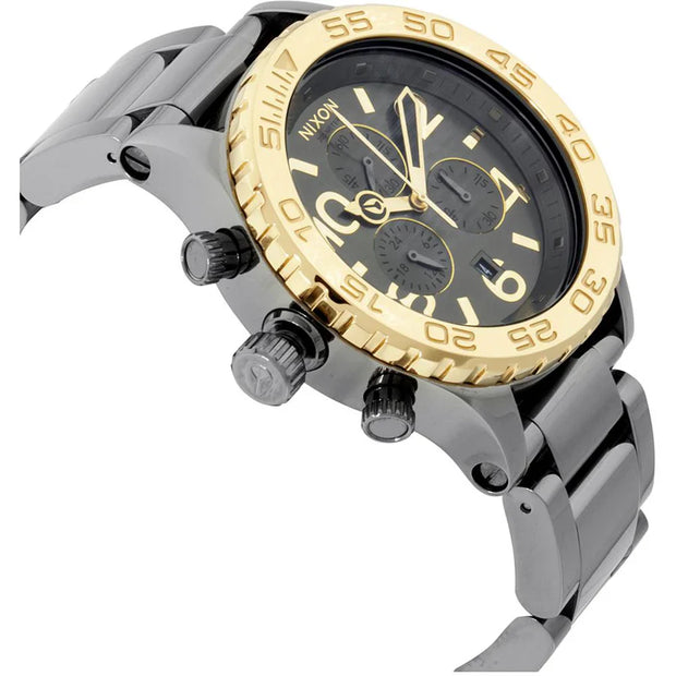 42-20 chronograph gunmetal and gold-tone men's watch men's watch a037-1228