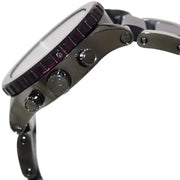 42-20 chronograph gunmetal velvet unisex watch women's watch a037-1345