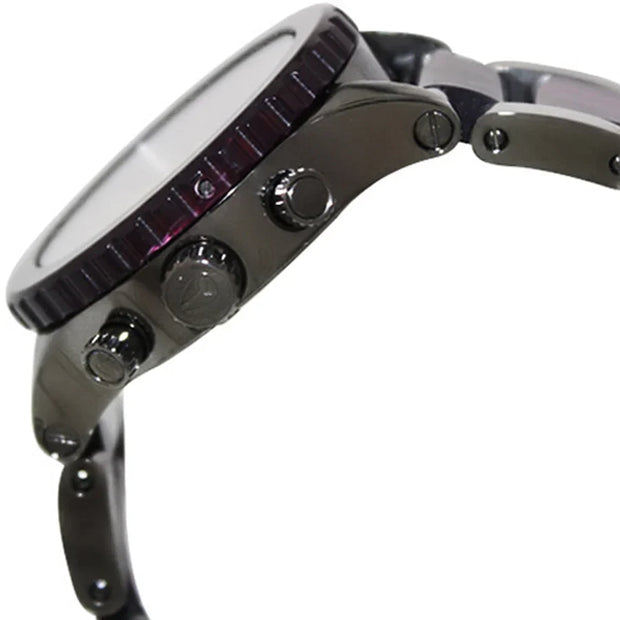 42-20 chronograph gunmetal velvet unisex watch women's watch a037-1345