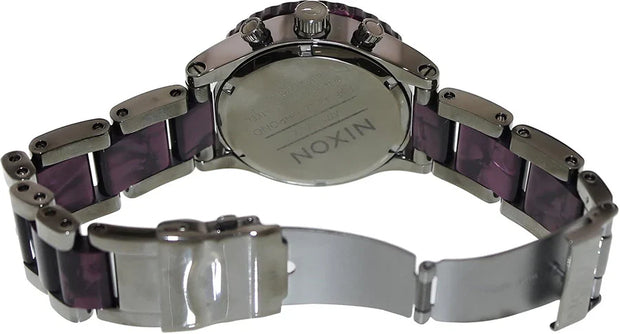 42-20 chronograph gunmetal velvet unisex watch women's watch a037-1345