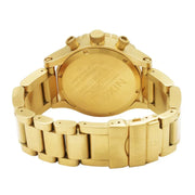42-20 chrono champagne dial gold tone men's watch a037-502
