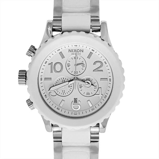 42-20 silver steel band men's watch men's watch a037-898