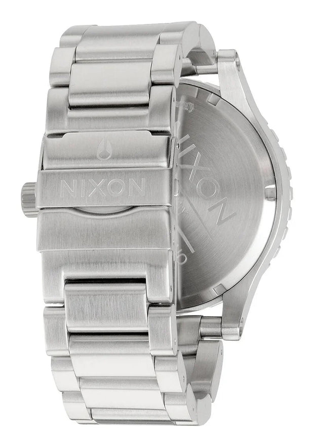 51-30 stainless steel chrono black men's watch a083-000