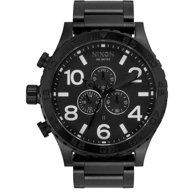 51-30 chrono all black men's watch a083-001