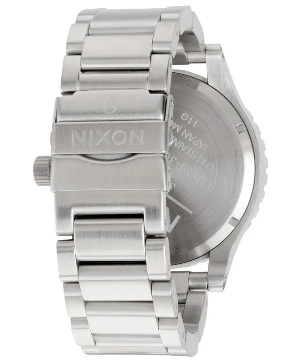 51-30 chronograph white dial stainless steel men's watch a083-100