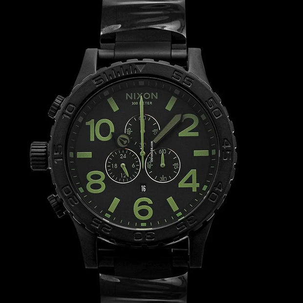 51-30 surplus matte black men's watch a083-1042