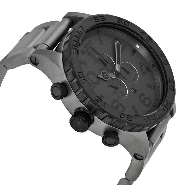 51-30 chronograph gunmetal dial men's watch a083-1062