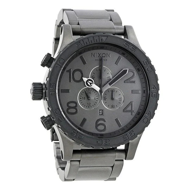 51-30 chronograph gunmetal dial men's watch a083-1062