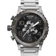 51-30 chrono silver gunmetal men's watch a083-1762