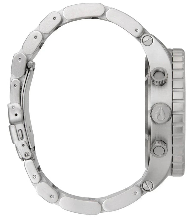 51-30 navy blue silver men's watch a083-307